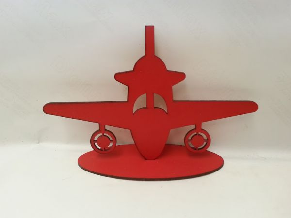 KIT 10 AVIÃO BOING  CORES SORTIDAS 16 CM MDF