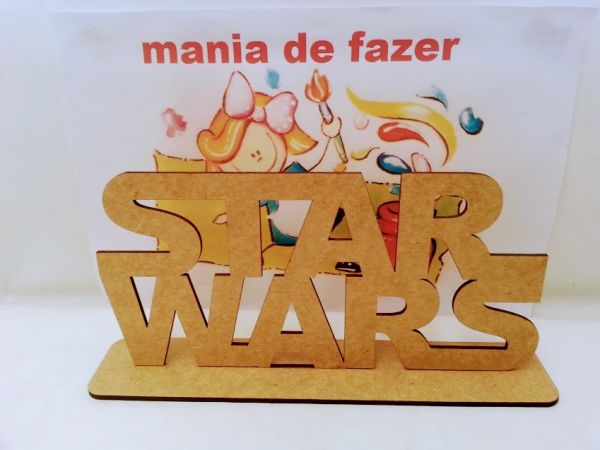 star wars de mesa 15 x 25 cm mdf cru