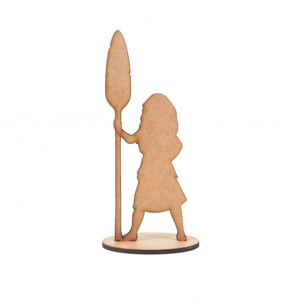 MOANA 20 CM ALTURA COM BASE MDF CRU