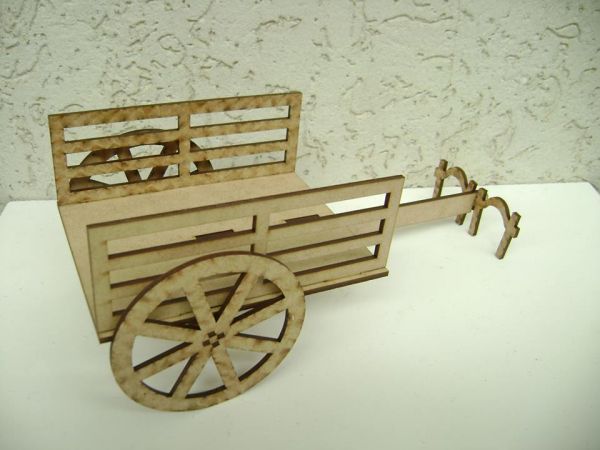 carro de boi mdf cru laser 24cm canga de boi country fazendinha