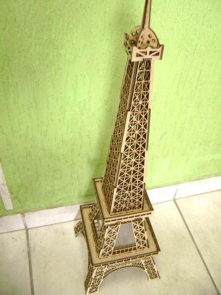 TORRE EIFEL 60 CM ALTURA MDF CRU