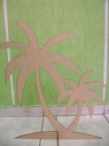 coqueiro,havai,verão decoração mesa 20 cm mdf cru